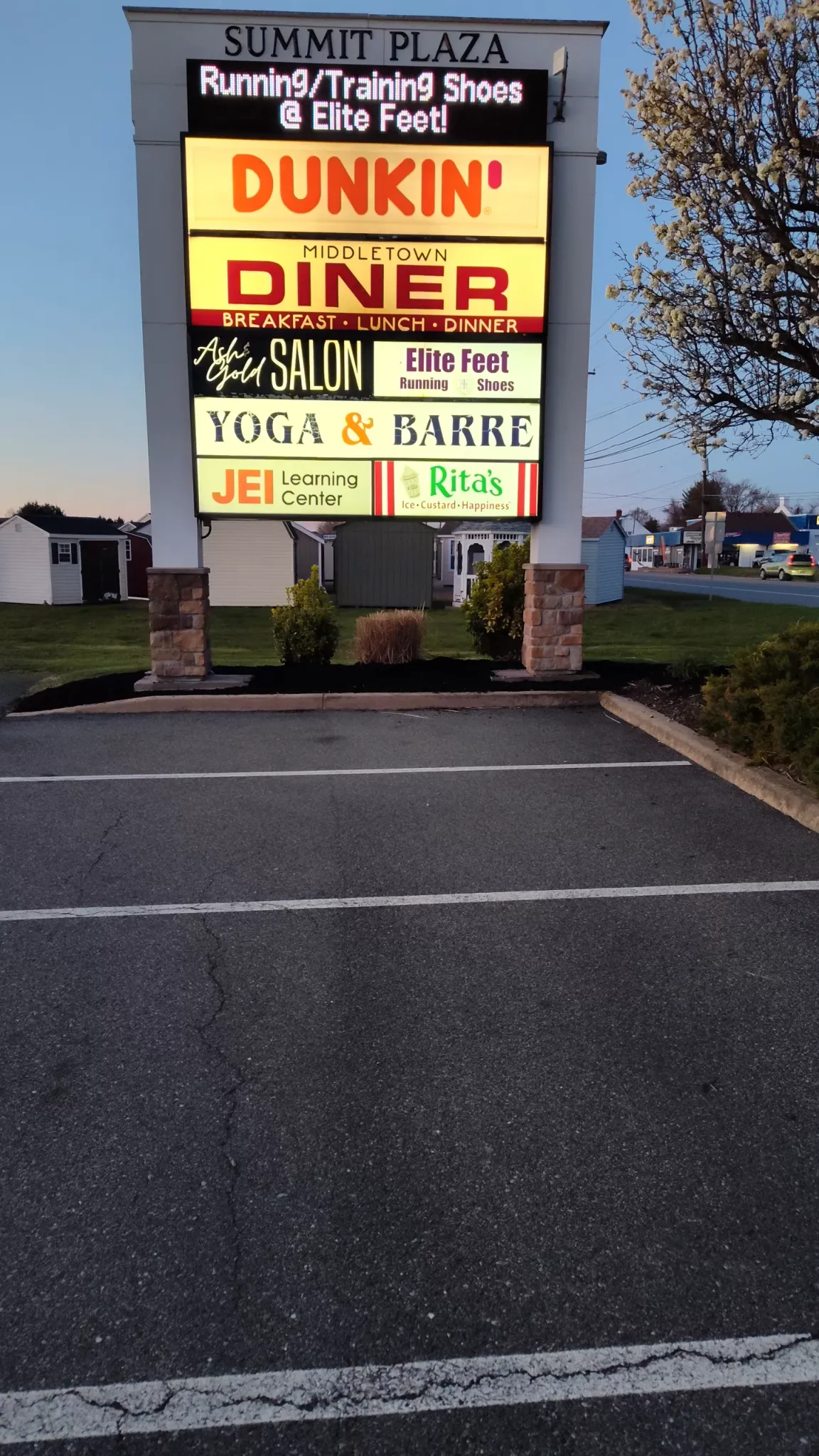 Commercial property landscaping